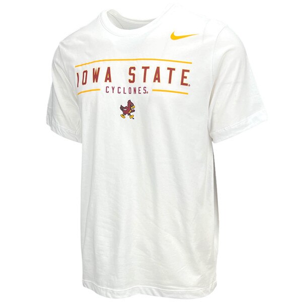 Nike® Iowa State Walking Cy White Dri-Fit T-Shirt
